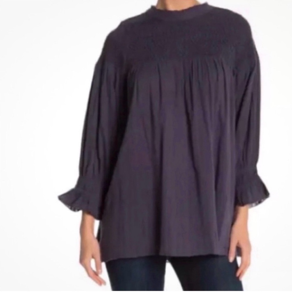 Free People Obi Mila  Smocked Tunic Large